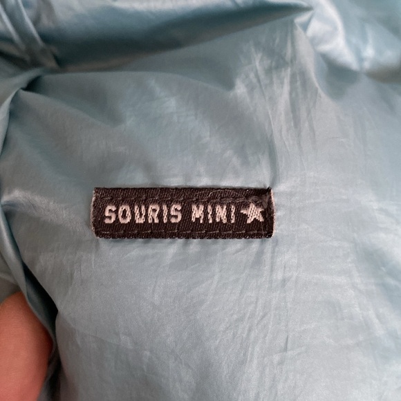 Souris mini zipper puffer coat, hoodie spring, fall or winter! Size 10 girl - Picture 3 of 17